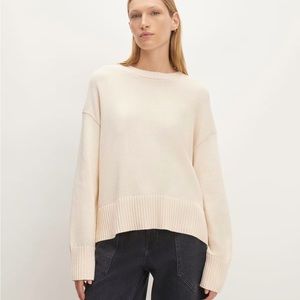 Everlane Textured Organic Cotton Crew Sweater